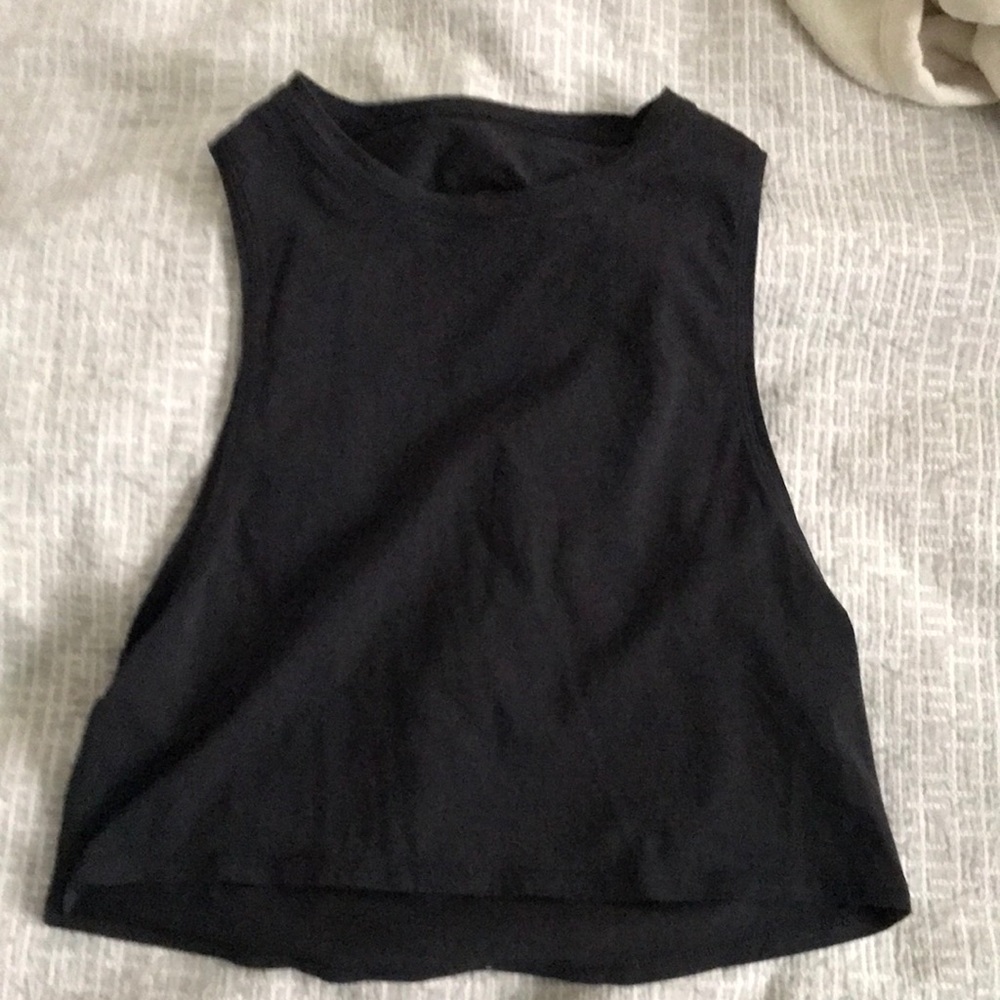 Lululemon Black Crop Top